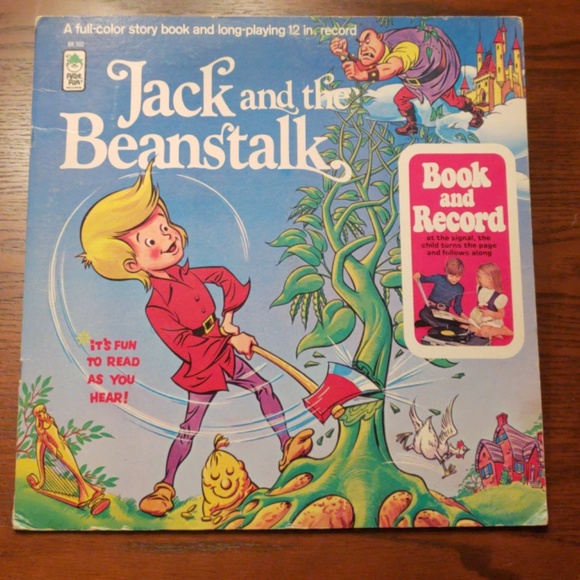1971 Jack and The Beanstalk read aling and album - Picture 1 of 8